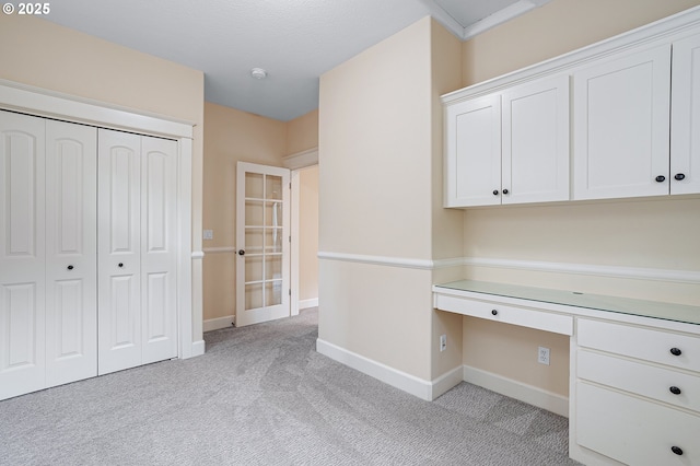 3578 NW Gerritz Ter, Portland, OR 97229 - unfurnished office with built in desk, light carpet, and baseboards