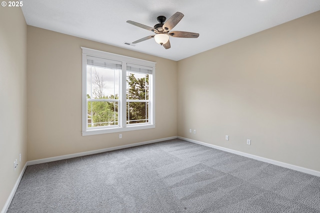 3578 NW Gerritz Ter, Portland, OR 97229 - carpeted spare room with ceiling fan and baseboards
