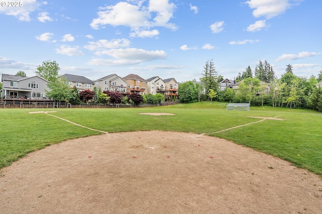 3578 NW Gerritz Ter, Portland, OR 97229 - view of yard featuring a residential view and an area for soccer