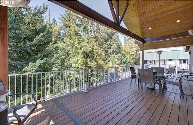 15223 SE Mistwood Way, Clackamas, OR 97015 - deck with outdoor dining space