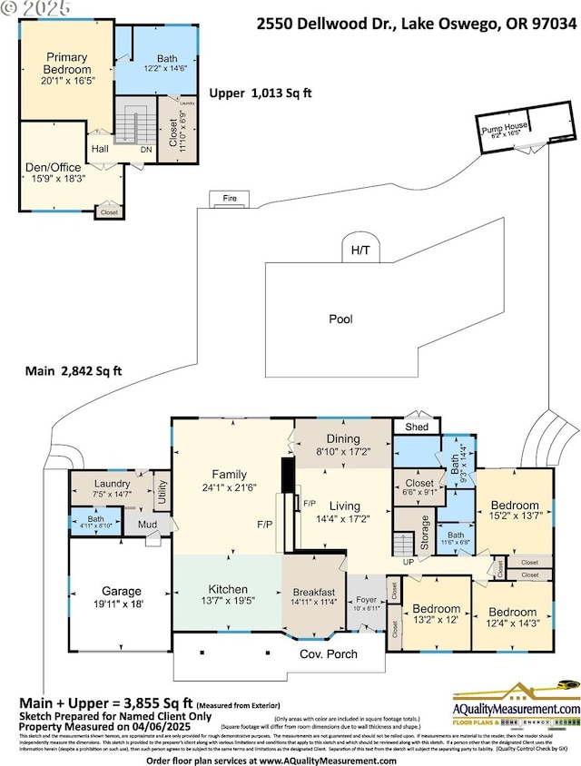 2550 Dellwood Dr, Lake Oswego, OR 97034 - home floor plan