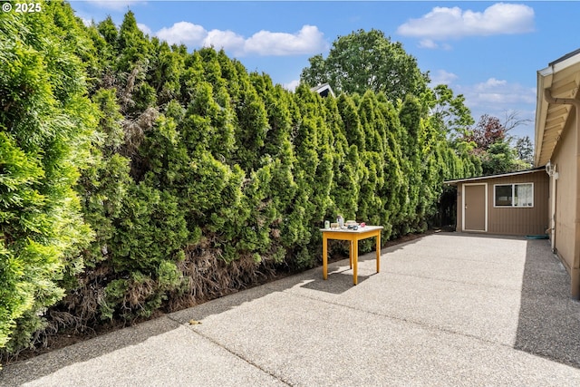 view of patio