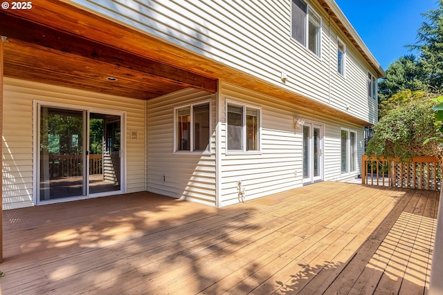 15150 SE Lostine Dr, Clackamas, OR 97015 - view of wooden deck
