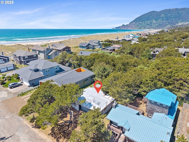 8890 Ocean Crest Ln, Manzanita, OR 97130 - aerial view of residential area with extended coastline