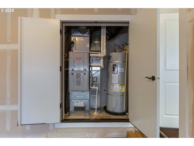 utilities with strapped water heater