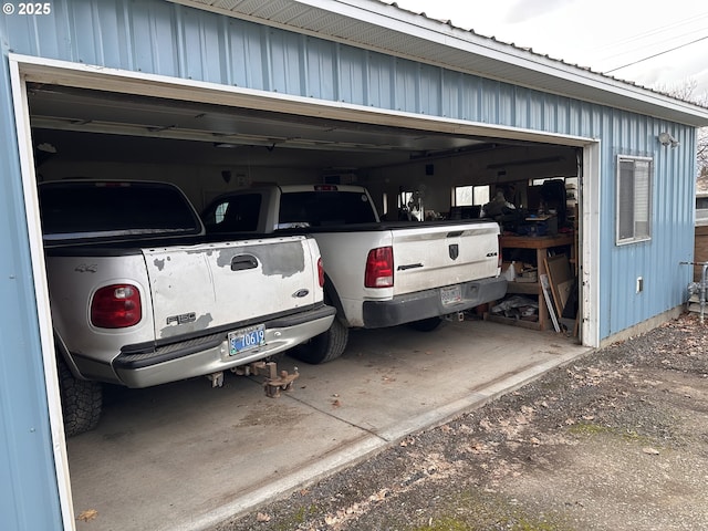 309 E Van Buren St, Athena, OR 97813 - garage featuring dirt driveway