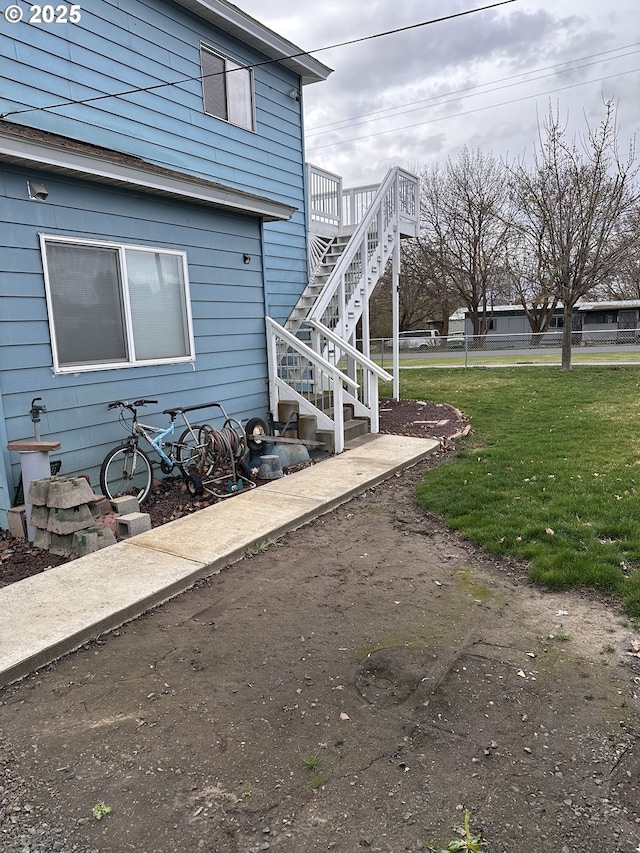 309 E Van Buren St, Athena, OR 97813 - view of property exterior with stairway