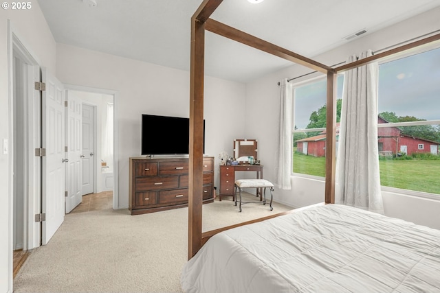 18385 Inglis Rd, Clatskanie, OR 97016 - bedroom featuring light colored carpet and baseboards