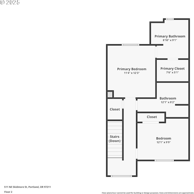 511 NE Skidmore St, Portland, OR 97211 - view of property floor plan