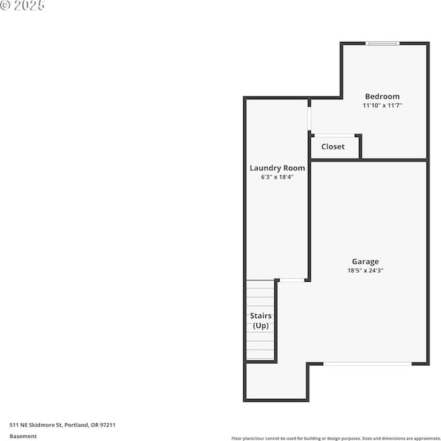 511 NE Skidmore St, Portland, OR 97211 - view of room layout