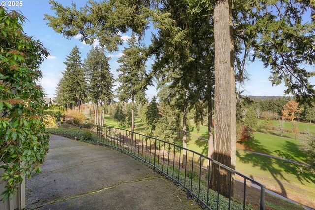 view of side of property with a wooden deck