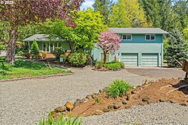 38383 Cartwright Creek Rd, Marcola, OR 97454 - view of front of property with driveway and an attached garage