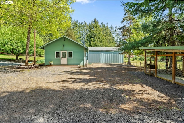 38383 Cartwright Creek Rd, Marcola, OR 97454 - view of property exterior featuring view of scattered trees