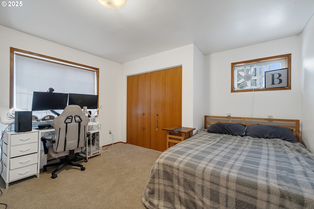 9065 Trask River Rd, Tillamook, OR 97141 - bedroom with light carpet and a desk