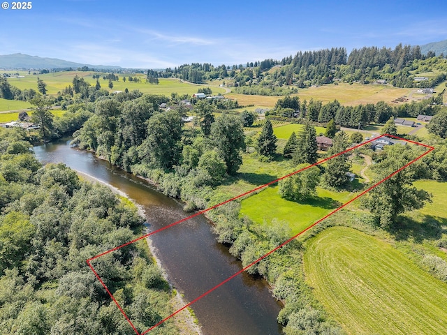 9065 Trask River Rd, Tillamook, OR 97141 - view of rural area with property boundaries highlighted