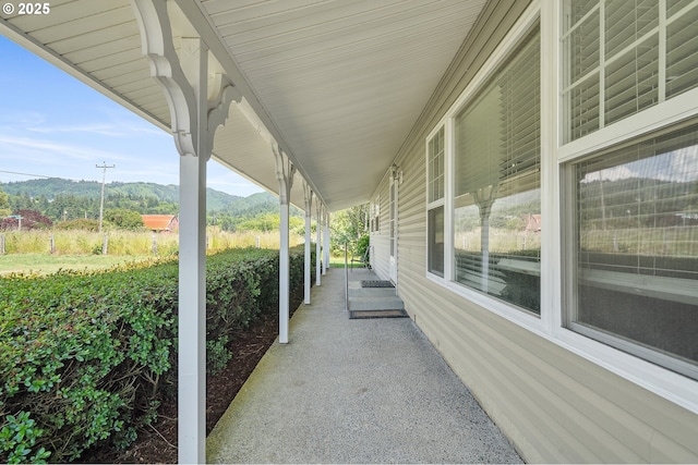 9065 Trask River Rd, Tillamook, OR 97141 - porch with a mountain view