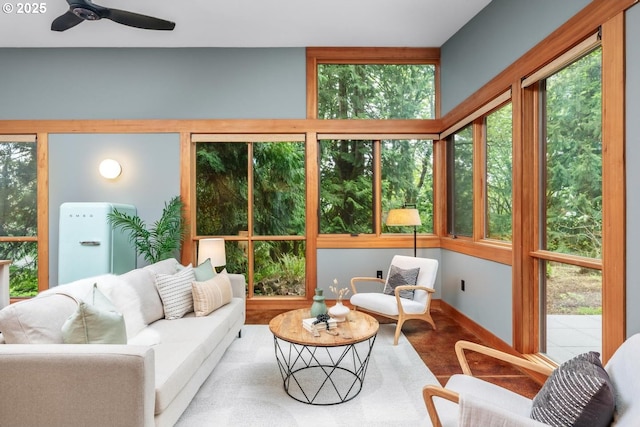 sunroom / solarium with healthy amount of natural light