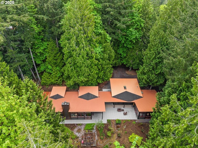 view of subject property