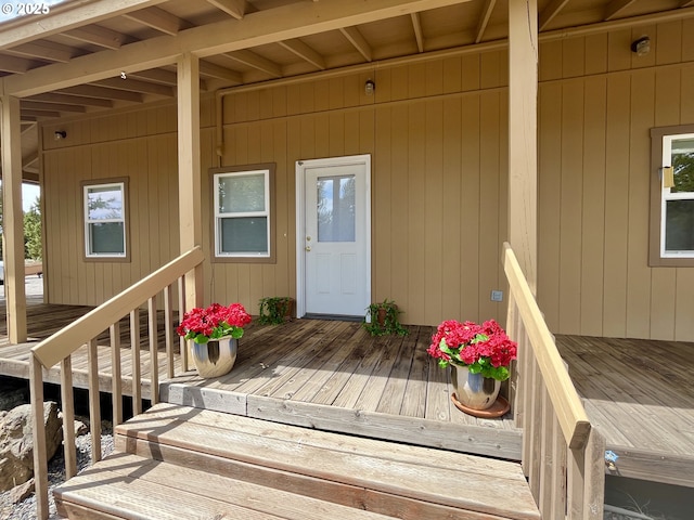 9949 Geneva View Rd, Terrebonne, OR 97760 - doorway to property with a deck