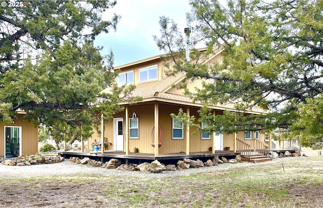 9949 Geneva View Rd, Terrebonne, OR 97760 - view of front facade with covered porch