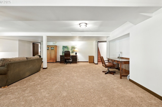 38617 SE Nichols Hill Rd, Washougal, WA 98671 - office with light colored carpet and baseboards