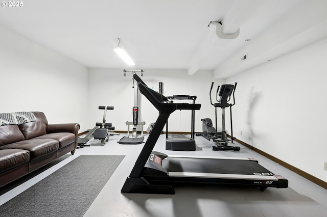 38617 SE Nichols Hill Rd, Washougal, WA 98671 - exercise area featuring baseboards