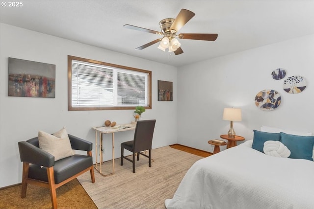 861 Dietz Ave NE, Keizer, OR 97303 - bedroom featuring a ceiling fan