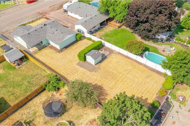 861 Dietz Ave NE, Keizer, OR 97303 - aerial view of a pool
