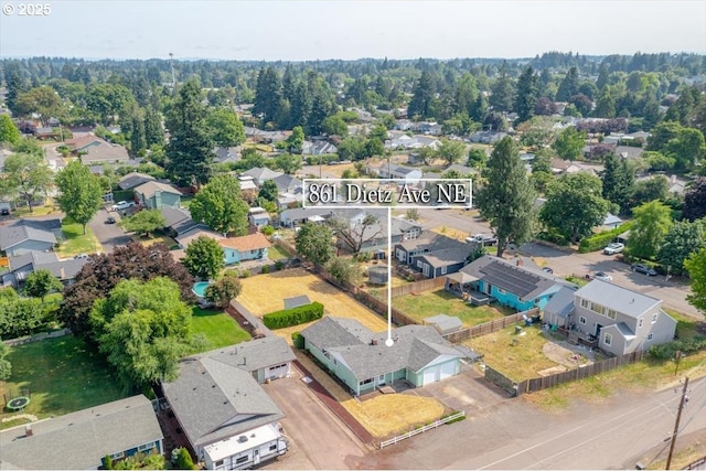 861 Dietz Ave NE, Keizer, OR 97303 - aerial view of residential area