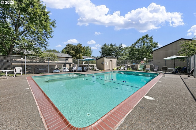 view of pool