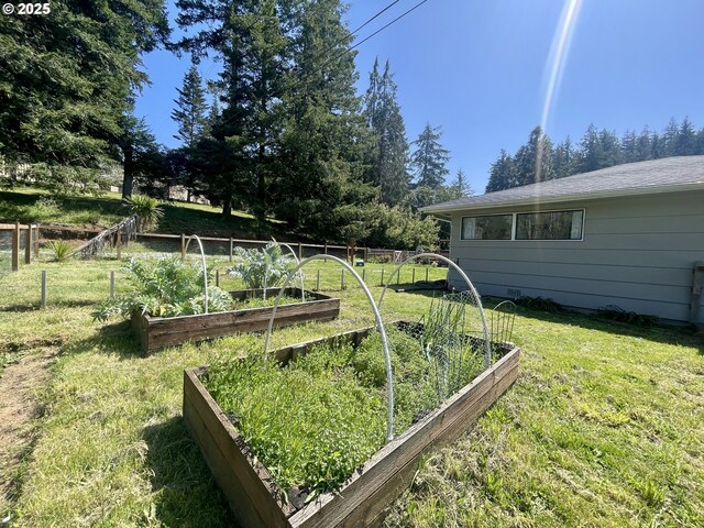 54824 Robinson Rd, Coquille, OR 97423 - view of yard featuring a vegetable garden