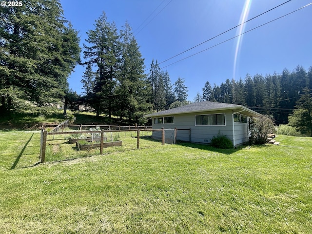 54824 Robinson Rd, Coquille, OR 97423 - view of yard featuring a vegetable garden