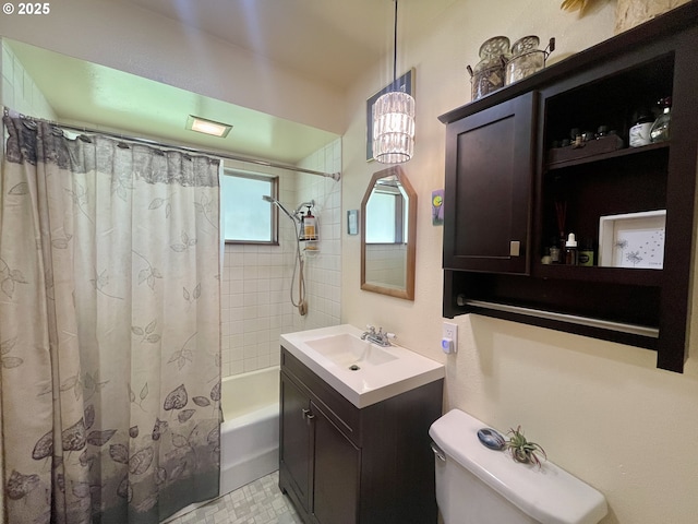 54824 Robinson Rd, Coquille, OR 97423 - bathroom with shower / bath combo, toilet, and vanity