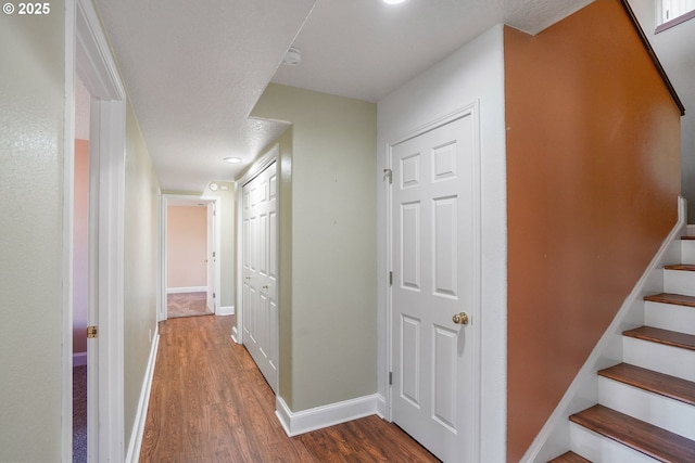 80 Sweden Cir, Silverton, OR 97381 - corridor featuring wood finished floors and stairway