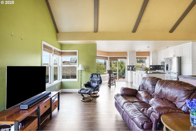 80 Sweden Cir, Silverton, OR 97381 - living area with wood finished floors and recessed lighting