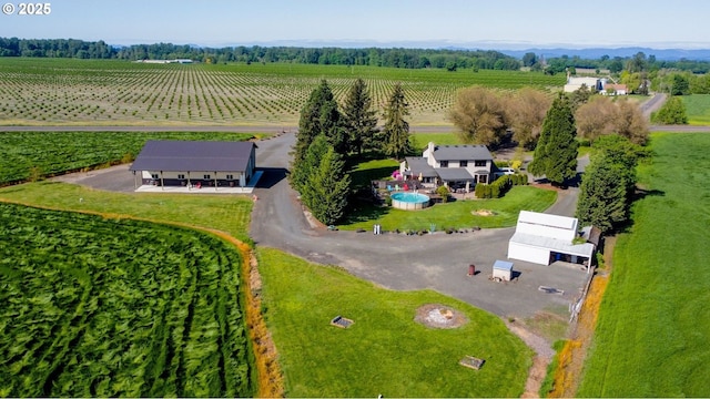 22461 Coburg Rd, Harrisburg, OR 97446 - aerial view featuring a rural view