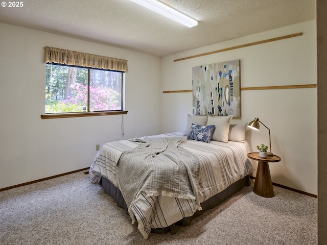 135 Ridgecrest Dr, Toledo, WA 98591 - carpeted bedroom with a textured ceiling and baseboards