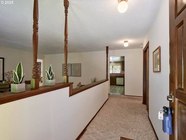 135 Ridgecrest Dr, Toledo, WA 98591 - hallway featuring light colored carpet