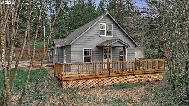 29815 NE 152nd Ave, Battle Ground, WA 98604 - view of front of property with roof with shingles and a wooden deck
