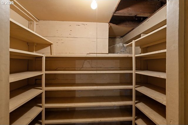 view of storage room