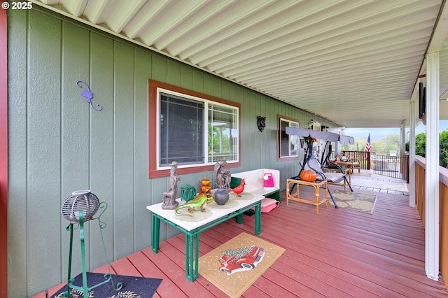39028 Dexter Rd, Dexter, OR 97431 - wooden terrace featuring covered porch