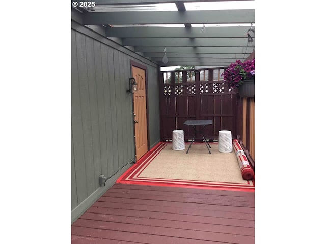 view of deck