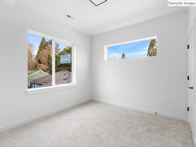 7195 SE Crystal Springs Blvd Unit 7, Portland, OR 97206 - empty room featuring healthy amount of natural light and carpet flooring