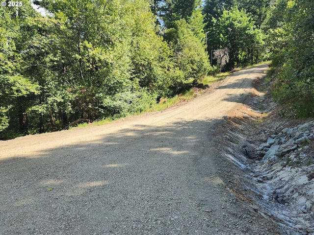 33080 Lupine Way Rd, Gold Beach, OR 97444 - view of dirt / gravel road with a view of trees