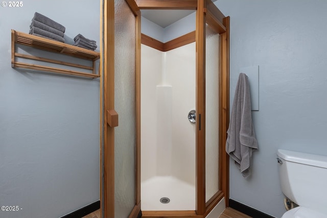 3109 NW Neptune Ave, Lincoln City, OR 97367 - bathroom with a shower stall and toilet