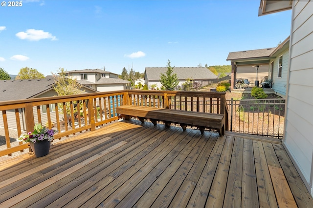 521 Wildcat Canyon Rd, Sutherlin, OR 97479 - wooden deck with a residential view