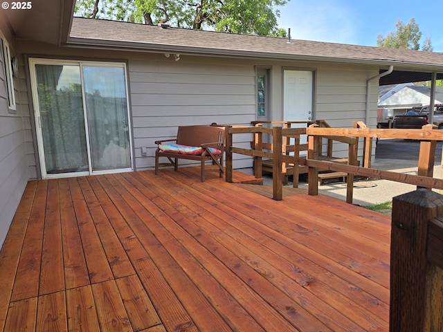 1625 Jackson St, Albany, OR 97322 - view of wooden terrace