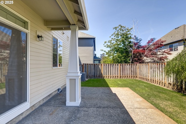 13605 NW Hogan St, Portland, OR 97229 - view of yard with a patio and central AC