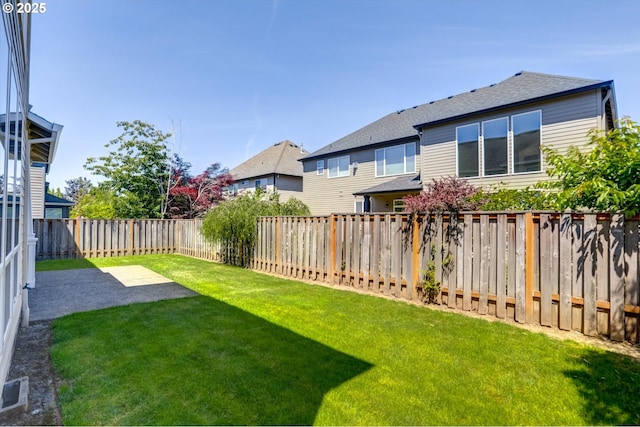 13605 NW Hogan St, Portland, OR 97229 - view of yard with a patio area