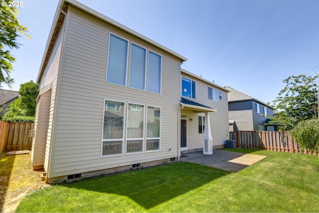 13605 NW Hogan St, Portland, OR 97229 - rear view of property featuring a patio and central air condition unit